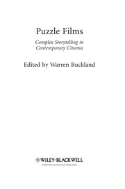 Cover of Puzzle films by Warren Buckland