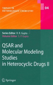 Cover of Qsar and molecular modeling studies in heterocyclic drugs I by Satya Prakash Gupta