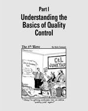 Cover of Quality control for dummies by Larry Webber