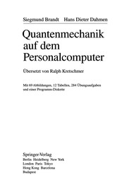 Front cover of Quantenmechanik auf dem Personalcomputer by Siegmund Brandt