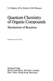 Front cover of Quantum Chemistry of Organic Compounds by Vladimir I. Minkin