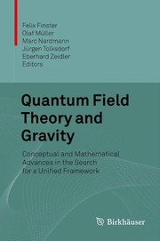 Front cover of Quantum Field Theory and Gravity by Felix Finster