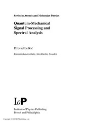 Front cover of Signal Processing in Magnetic Resonance Spectroscopy with Biomedical Aoolications by Dž Belkić