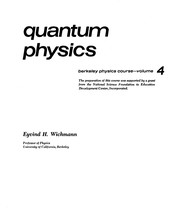 Cover of Quantum physics by Eyvind Hugo Wichmann