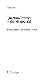 Front cover of Quantum Physics in the Nanoworld by Hans Lüth