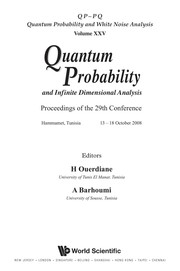 Cover of Quantum probability and infinite dimensional analysis by Conference on Quantum Probability and Infinite Dimensional Analysis (29th 2008 Ḥammāmāt, Tunisia)