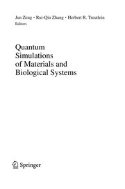 Cover of Quantum Simulations of Materials and Biological Systems by Jun Zeng