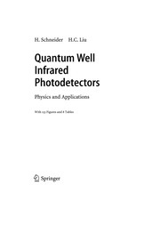 Front cover of Quantum well infrared photodetectors by H. Schneider