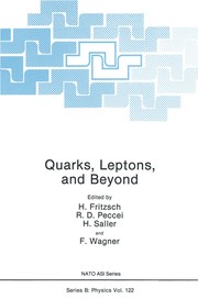 Front cover of Quarks, Leptons, and Beyond by H. Fritzsch