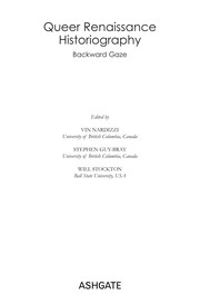 Cover of Queer Renaissance historiography by Stephen Guy-Bray