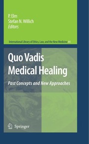 Cover of Quo Vadis Medical Healing by David C. Thomasma
