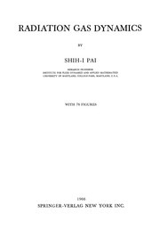 Cover of Radiation Gas Dynamics by Shih-i Pai