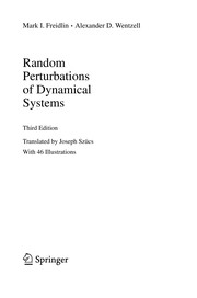 Cover of Random Perturbations of Dynamical Systems by Mark I. Freidlin