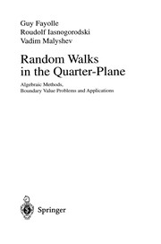 Front cover of Random Walks in the Quarter-Plane by Guy Fayolle