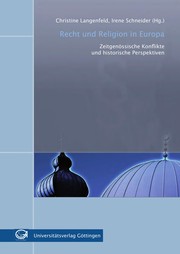 Front cover of Recht und Religion in Europa by Christine Langenfeld