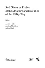 Front cover of Red Giants as Probes of the Structure and Evolution of the Milky Way by Andrea Miglio