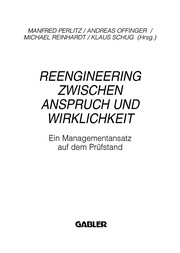 Front cover of Reengineering Zwischen Anspruch und Wirklichkeit by Manfred Perlitz