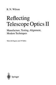 Front cover of Reflecting Telescope Optics II by Raymond N. Wilson