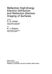 Front cover of Reflection High-Energy Electron Diffraction and Reflection Electron Imaging of Surfaces by P. K. Larsen