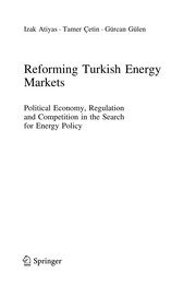 Front cover of Reforming Turkish Energy Markets by Izak Atiyas
