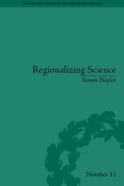 Cover of Regionalizing science by Simon Naylor