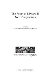Front cover of The reign of Edward II by Gwilym Dodd