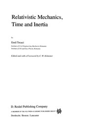 Front cover of Relativistic Mechanics, Time and Inertia by Emil Tocaci
