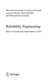 Cover of Reliability Engineering by Massimo Lazzaroni