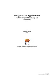Front cover of Religion and agriculture by Lindsay Falvey