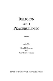 Cover of Religion and peacebuilding by Harold G. Coward