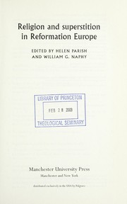 Cover of Religion and superstition in Reformation Europe by Helen L. Parish