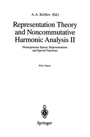 Cover of Representation Theory and Noncommutative Harmonic Analysis II by A. A. Kirillov