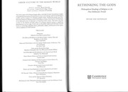 Cover of Rethinking the gods by Peter van Nuffelen