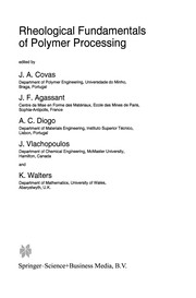 Front cover of Rheological Fundamentals of Polymer Processing by J. A. Covas