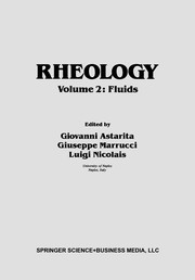 Front cover of Rheology by International Congress on Rheology (8th 1980 Naples)
