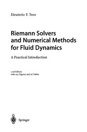 Front cover of Riemann Solvers and Numerical Methods for Fluid Dynamics by Eleuterio F. Toro