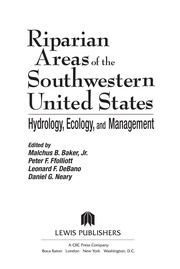 Front cover of Riparian areas of the southwestern United States by Malchus B. Baker