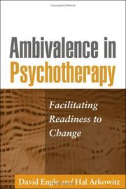 Cover of Ambivalence in psychotherapy by David E. Engle