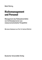 Front cover of Risikomanagement und Personal by Meik Führing
