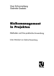 Front cover of Risikomanagement in Projekten by Uwe Schnorrenberg