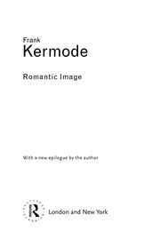 Cover of Romantic image by Frank Kermode