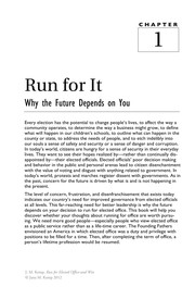Front cover of Run for Elected Office—and Win by Jana M. Kemp