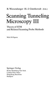 Front cover of Scanning Tunneling Microscopy III by Roland Wiesendanger