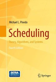 Cover of Scheduling by Michael L. Pinedo
