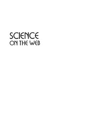 Front cover of Science on the Web by Edward J. Renehan