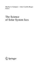 Front cover of The Science of Solar System Ices by Murthy S. Gudipati