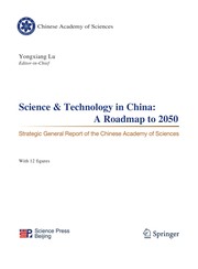 Front cover of Science & Technology in China: A Roadmap to 2050 by Yongxiang Lü