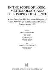 Front cover of In the Scope of Logic, Methodology and Philosophy of Science by Peter Gärdenfors