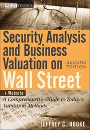 Front cover of Security analysis and business valuation on Wall Street by Jeffrey C. Hooke