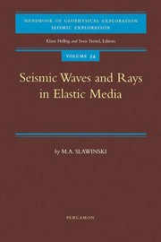 Cover of Seismic waves and rays in elastic wave media by M. A. Slawinski